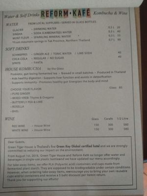 Menu Page 9 at Reform Kafe in Chiang Mai