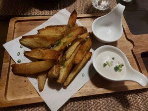 Country fries at Reform Kafe in Chiang Mai