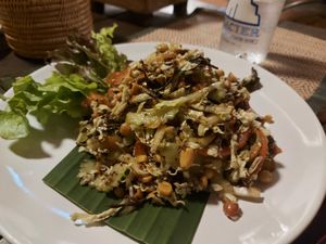 Burmese tea leaf salad at Reform Kafe in Chiang Mai
