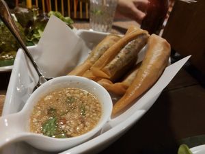 Spring rolls at Reform Kafe in Chiang Mai