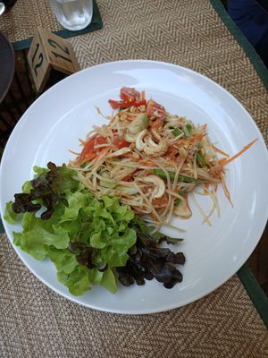Papaya salad at Reform Kafe in Chiang Mai