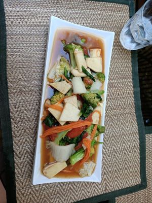 Mix of vegetables at Reform Kafe in Chiang Mai