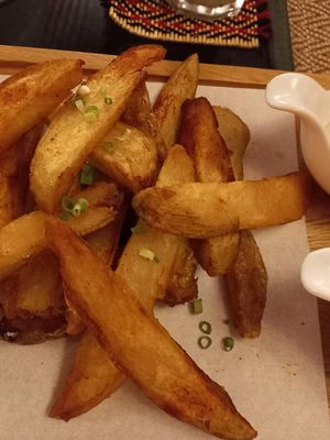 Country fries at Reform Kafe in Chiang Mai