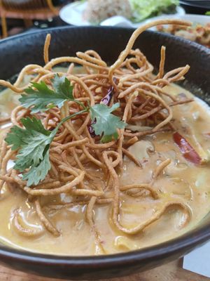 Khao Soi. Loved the size (big) at Reform Kafe in Chiang Mai