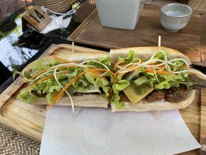 French Bread Sandwich, 165 baht  at Reform Kafe in Chiang Mai