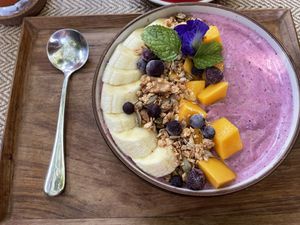 Berry Love smoothie bowl, 170 baht  at Reform Kafe in Chiang Mai