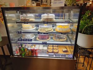 Variety of cakes at Reform Kafe in Chiang Mai