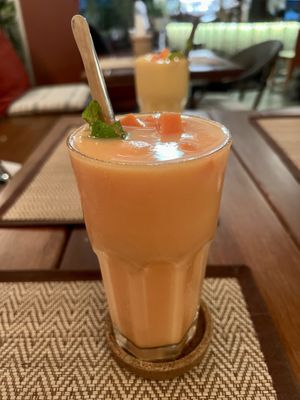 Papaya smoothie   at Reform Kafe in Chiang Mai