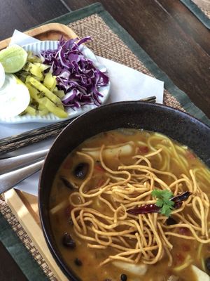 Khao soi  at Reform Kafe in Chiang Mai