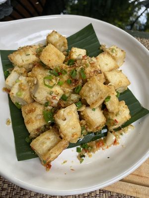 Spicy Fried Tofu  at Reform Kafe in Chiang Mai