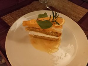 Orange cake at Reform Kafe in Chiang Mai
