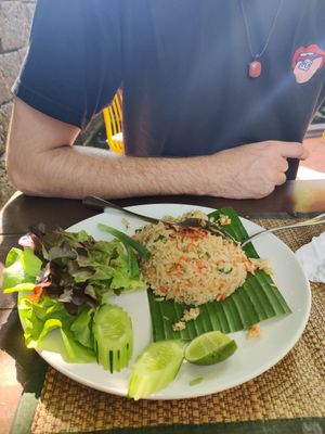 Garlic fried rice at Reform Kafe in Chiang Mai