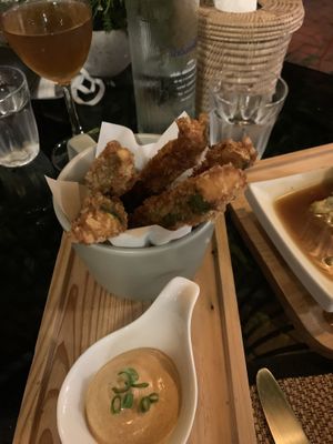 In the glass: house kambutcha  at Reform Kafe in Chiang Mai