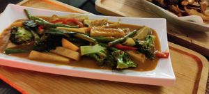 Red curry at Reform Kafe in Chiang Mai