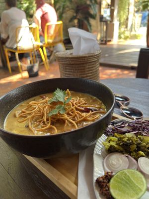 Khao soi  at Reform Kafe in Chiang Mai