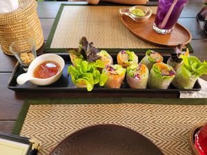 Springrolls at Reform Kafe in Chiang Mai