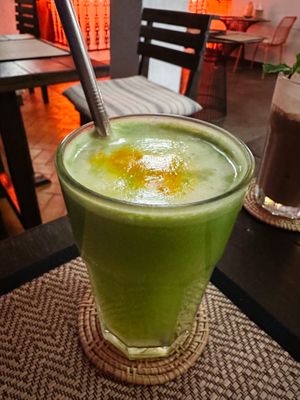 Green juice (110 THB)  at Reform Kafe in Chiang Mai