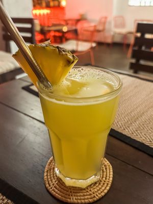 Pineapple juice (90 THB)  at Reform Kafe in Chiang Mai