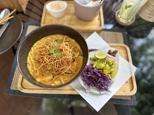 Khao Soi  at Reform Kafe in Chiang Mai