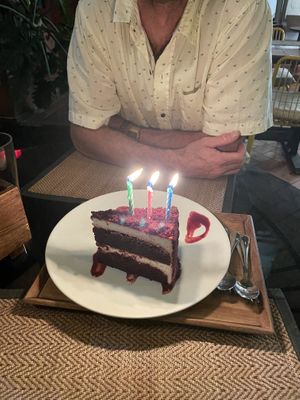 Red velvet cake   at Reform Kafe in Chiang Mai