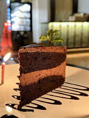 Chocolate lover cake (140 THB)  at Reform Kafe in Chiang Mai