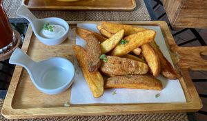 Curry Potato Wedges at Reform Kafe in Chiang Mai