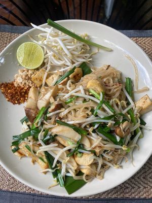 Pad Thai - a bit bland  at Reform Kafe in Chiang Mai