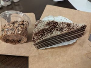 Crepe cake at Reform Kafe in Chiang Mai