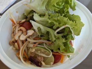 Papaya salad (takeaway) at Reform Kafe in Chiang Mai