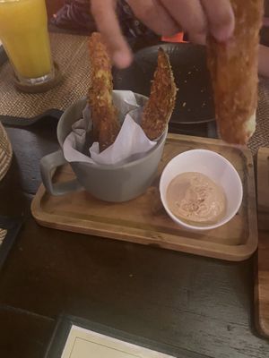 Zucchini fries  at Reform Kafe in Chiang Mai