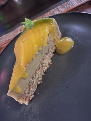 Mango passion fruit cheesecake   at Reform Kafe in Chiang Mai