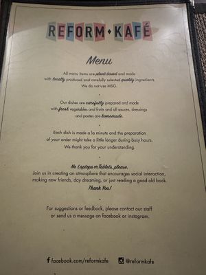   at Reform Kafe in Chiang Mai