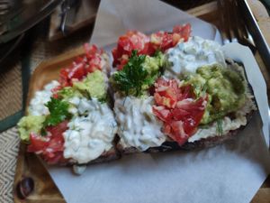 Vegan toast at Reform Kafe in Chiang Mai