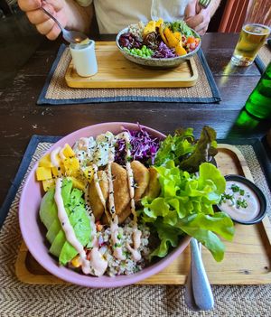 Power food for lunch at Reform Kafe in Chiang Mai