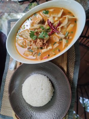 Vegan dumplings at Reform Kafe in Chiang Mai