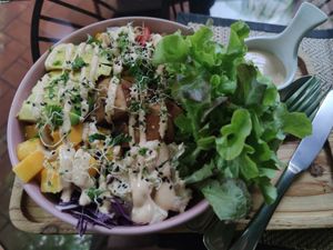 Vegan bowl at Reform Kafe in Chiang Mai