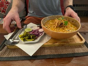 Khao soi   at Reform Kafe in Chiang Mai