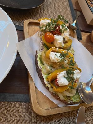 Garden bliss toast   at Reform Kafe in Chiang Mai