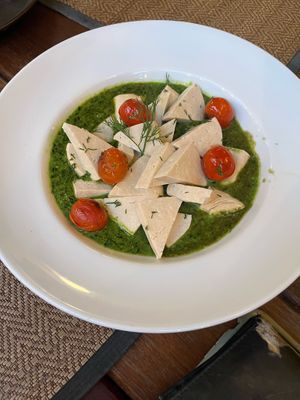 Pesto tofu   at Reform Kafe in Chiang Mai