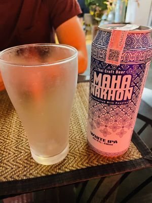 Not truly thai craft beer. It’s brewed and canned in Vietnam   at Reform Kafe in Chiang Mai