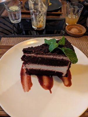 Red velvet at Reform Kafe in Chiang Mai