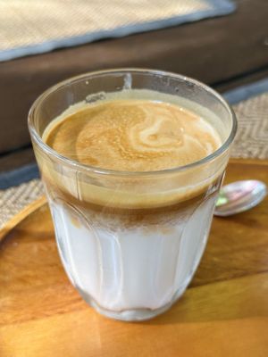 Dirty coffee (100 THB)  at Reform Kafe in Chiang Mai