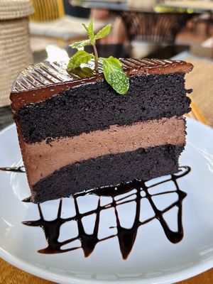 Chocolate lover cake (140 THB)  at Reform Kafe in Chiang Mai