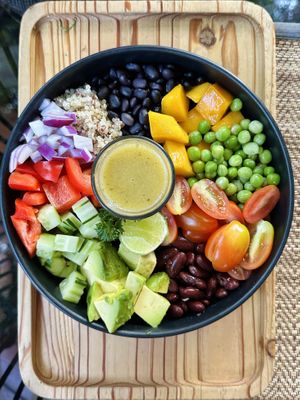 Rainbow salad bowl (140 THB)  at Reform Kafe in Chiang Mai