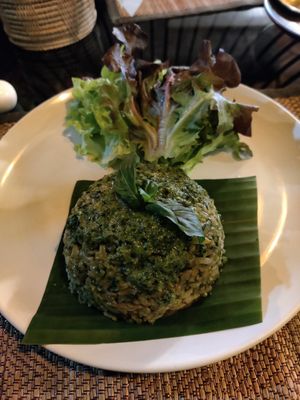 Pesto rice at Reform Kafe in Chiang Mai