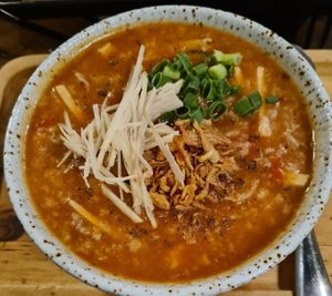 Rice porridge at Reform Kafe in Chiang Mai