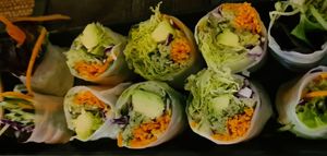 Summer rolls at Reform Kafe in Chiang Mai