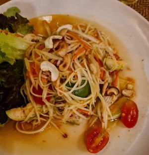 Papaya salad at Reform Kafe in Chiang Mai