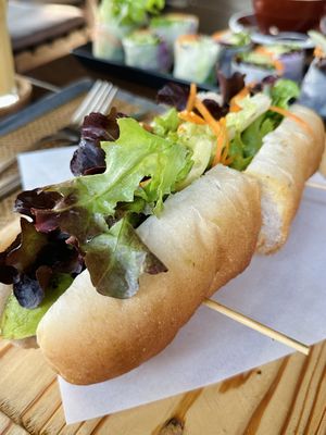 Mushroom avocado sandwich (160 THB)  at Reform Kafe in Chiang Mai
