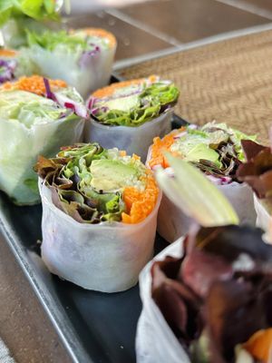 Fresh summer rolls (120 THB)  at Reform Kafe in Chiang Mai